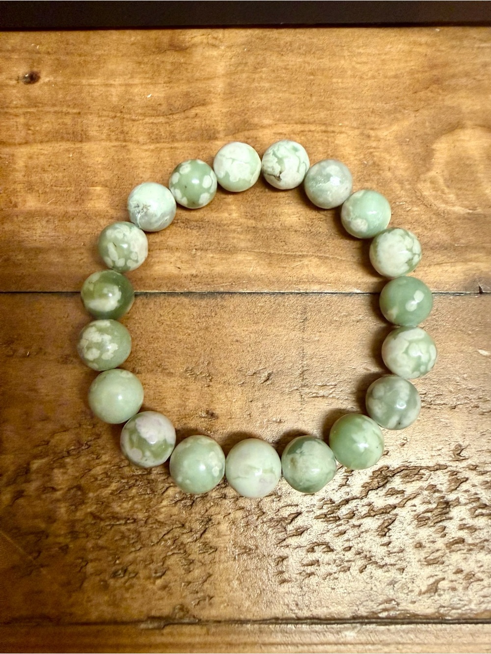 Peace Jasper 10mm gemstone bracelet